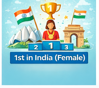 1st in India (Female)