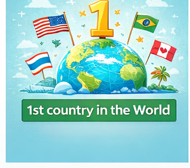 1st country in the World
